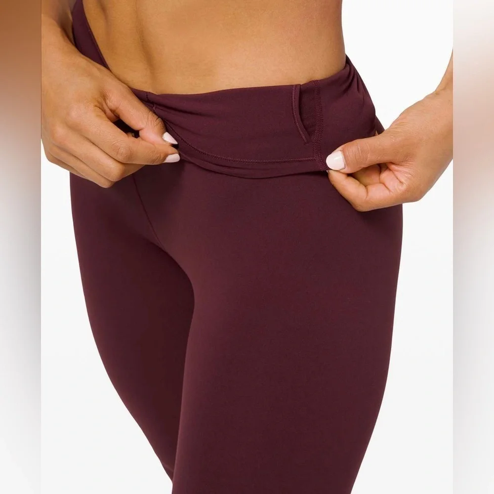 Lululemon Align High-Rise Pant 28” – Cassis (Maroon), Size 20 (NWOT)